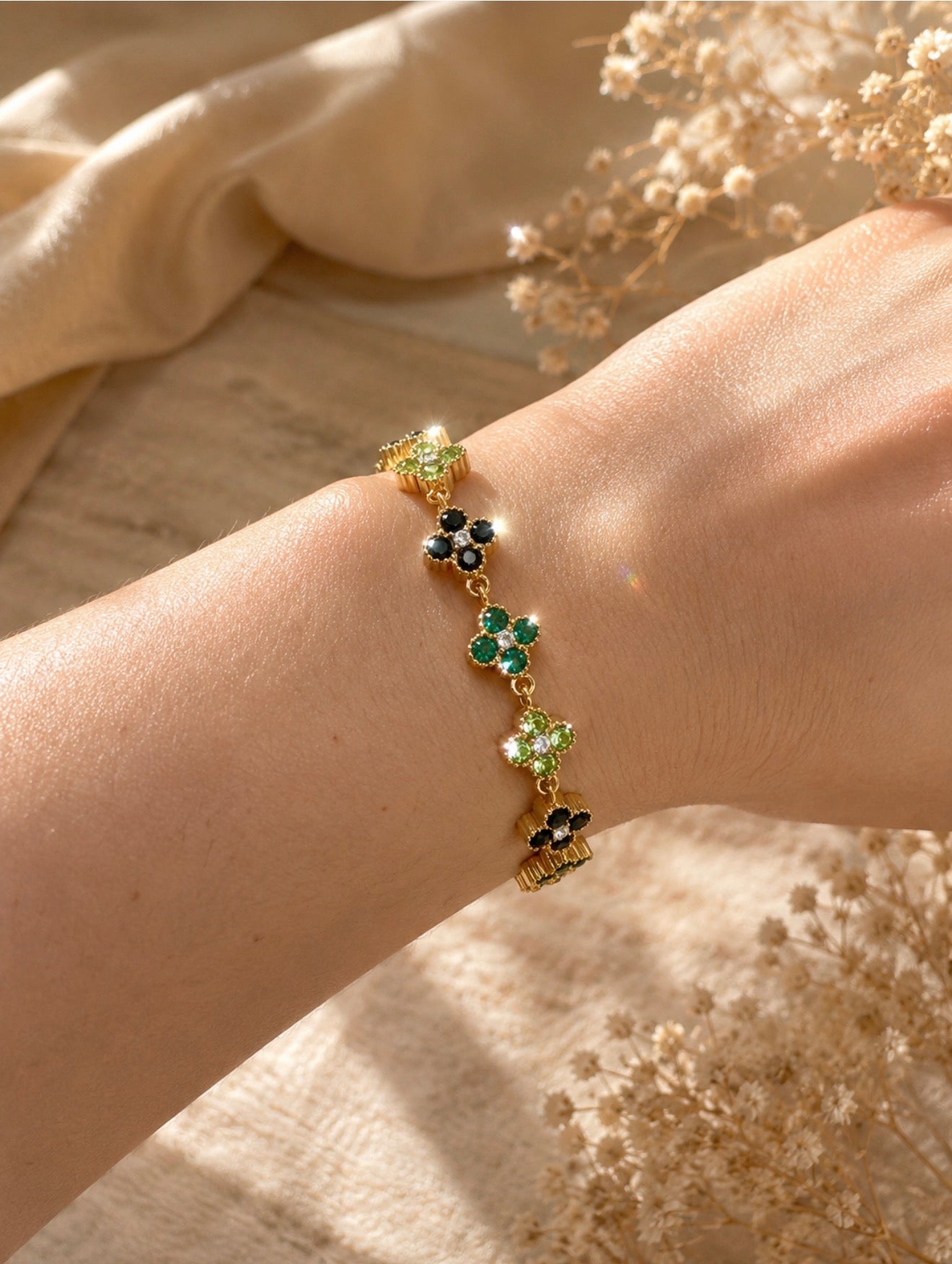 Bracelet trèfle