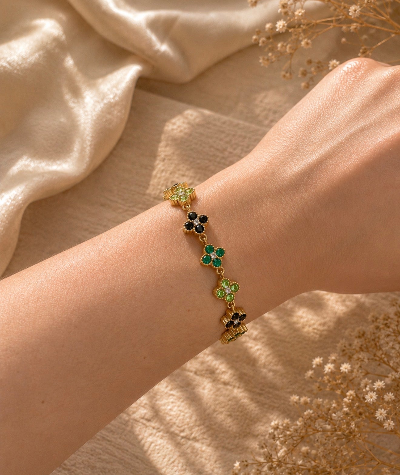 Bracelet trèfle
