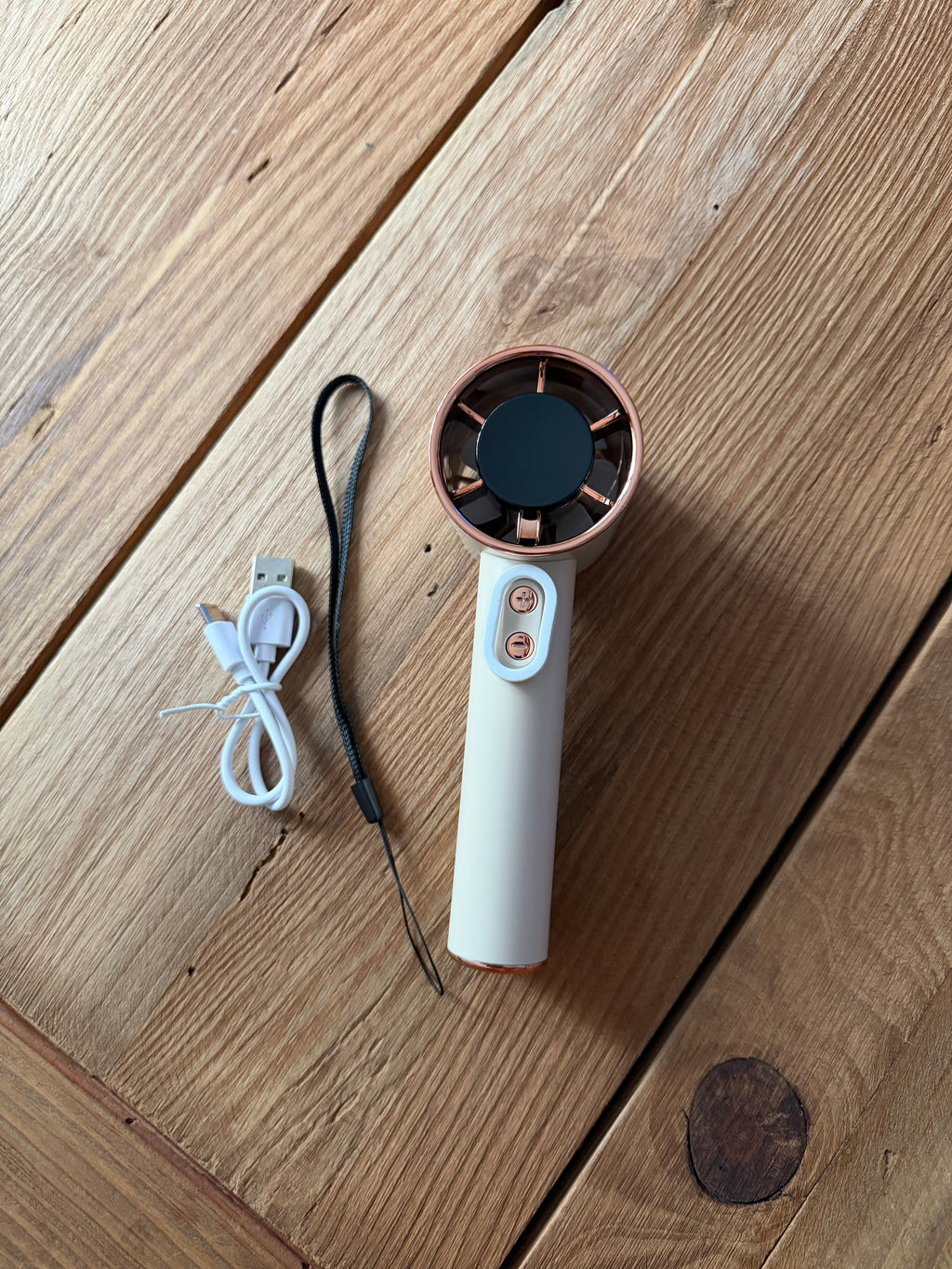 ventilateur portable  tendance 5 vitesses réglable avec affichage numérique