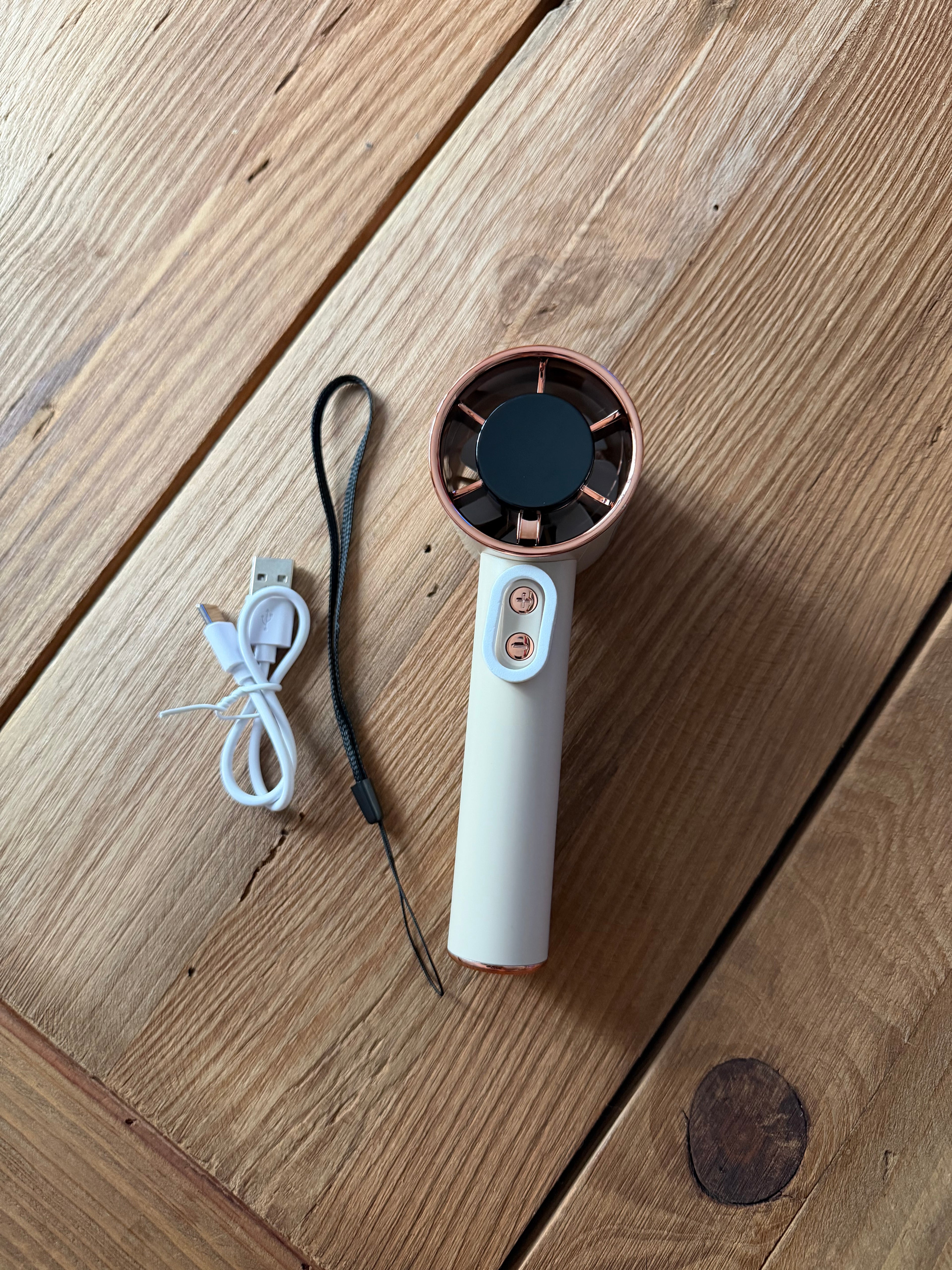 ventilateur portable  tendance 5 vitesses réglable avec affichage numérique