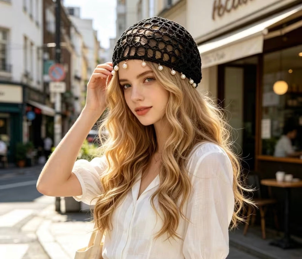 Bonnet Tricoté  Perle Chic