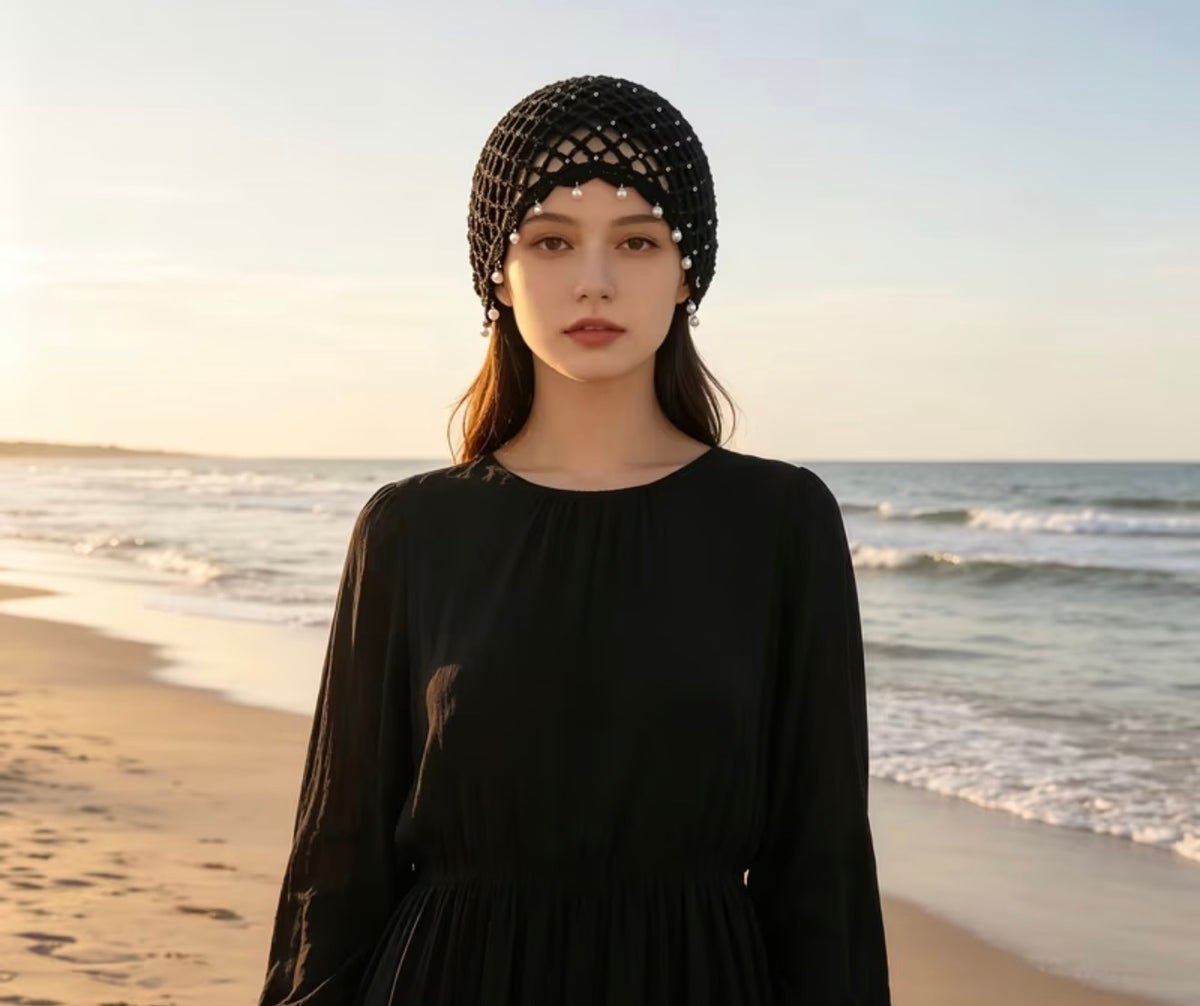Bonnet Tricoté  Perle Chic