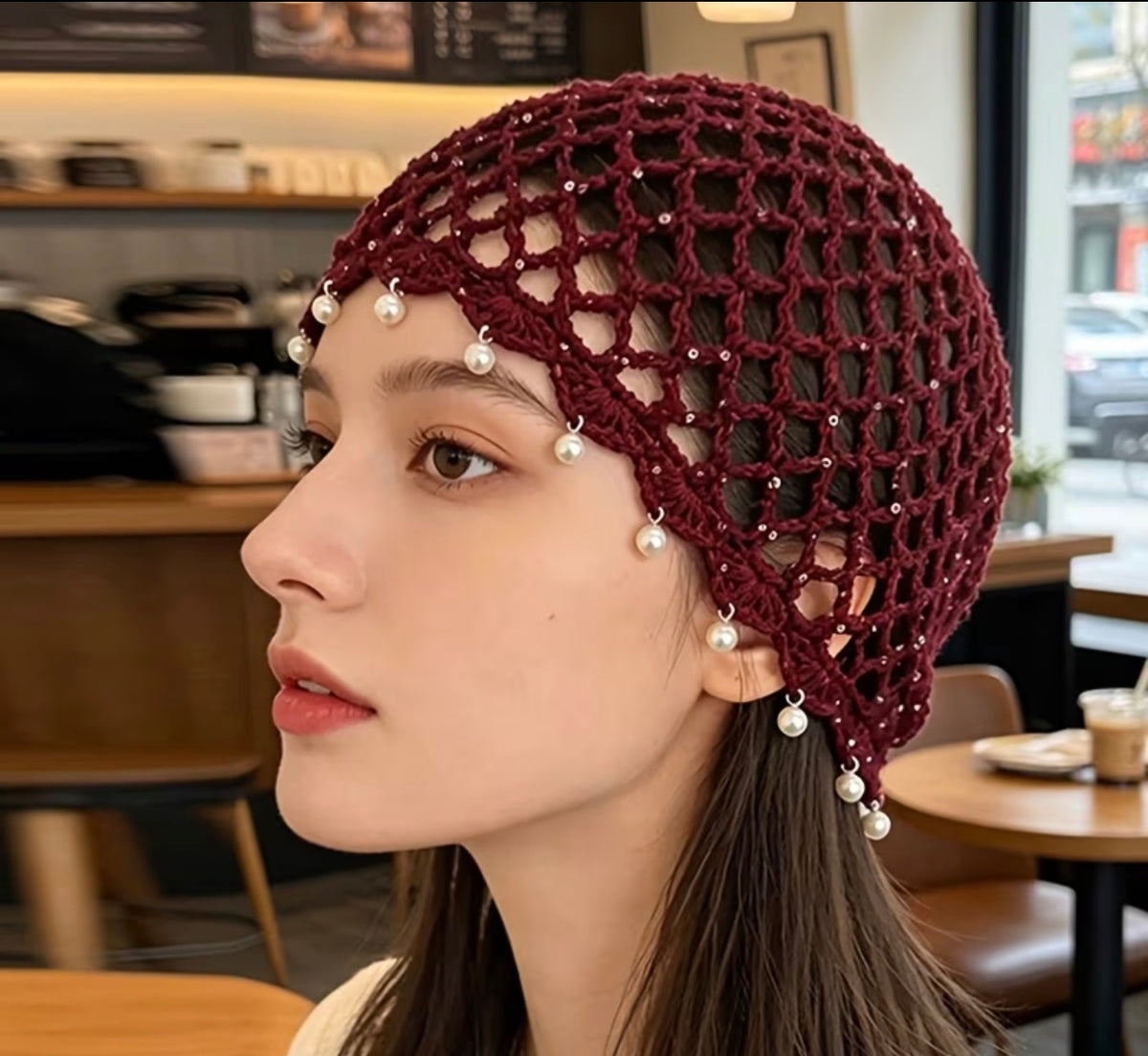 Bonnet Tricoté  Perle Chic