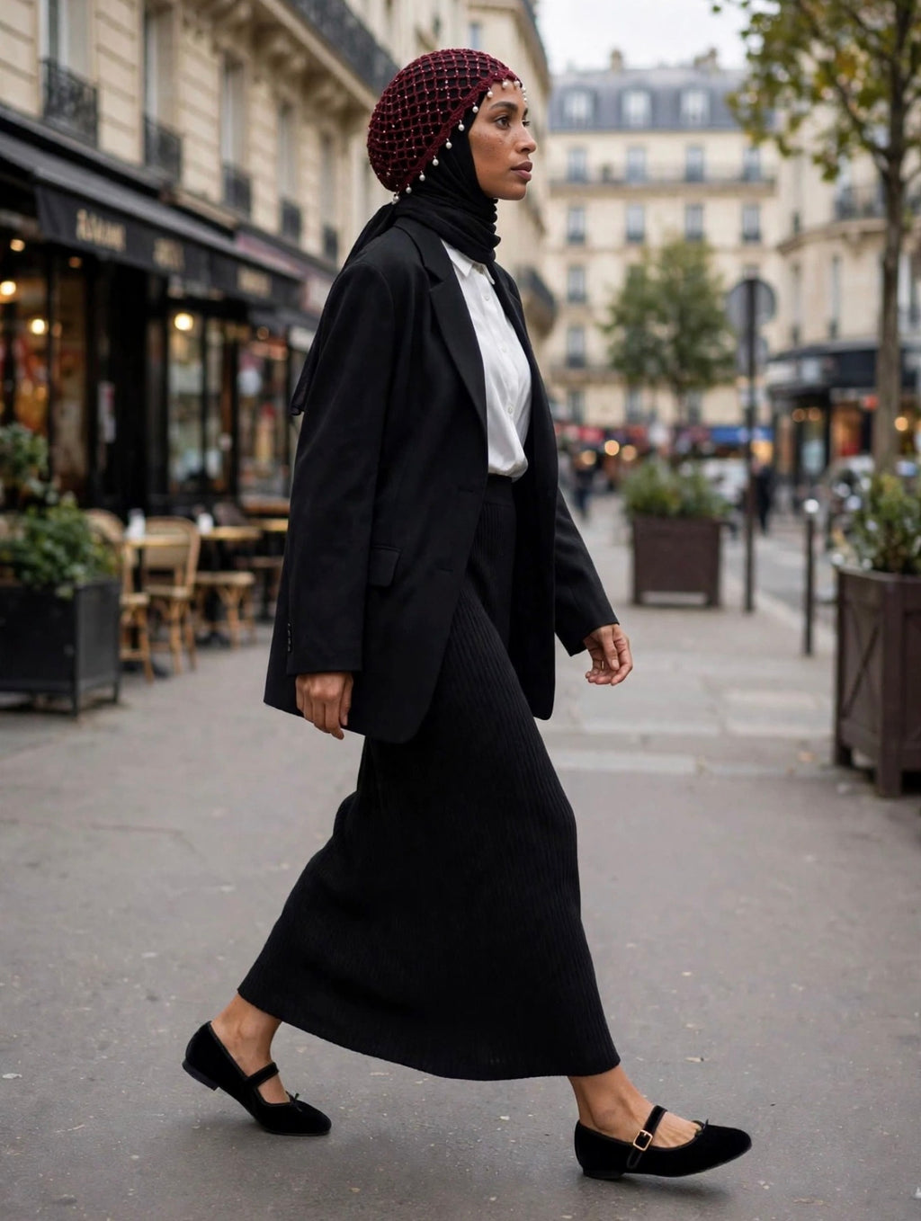 Bonnet Tricoté  Perle Chic